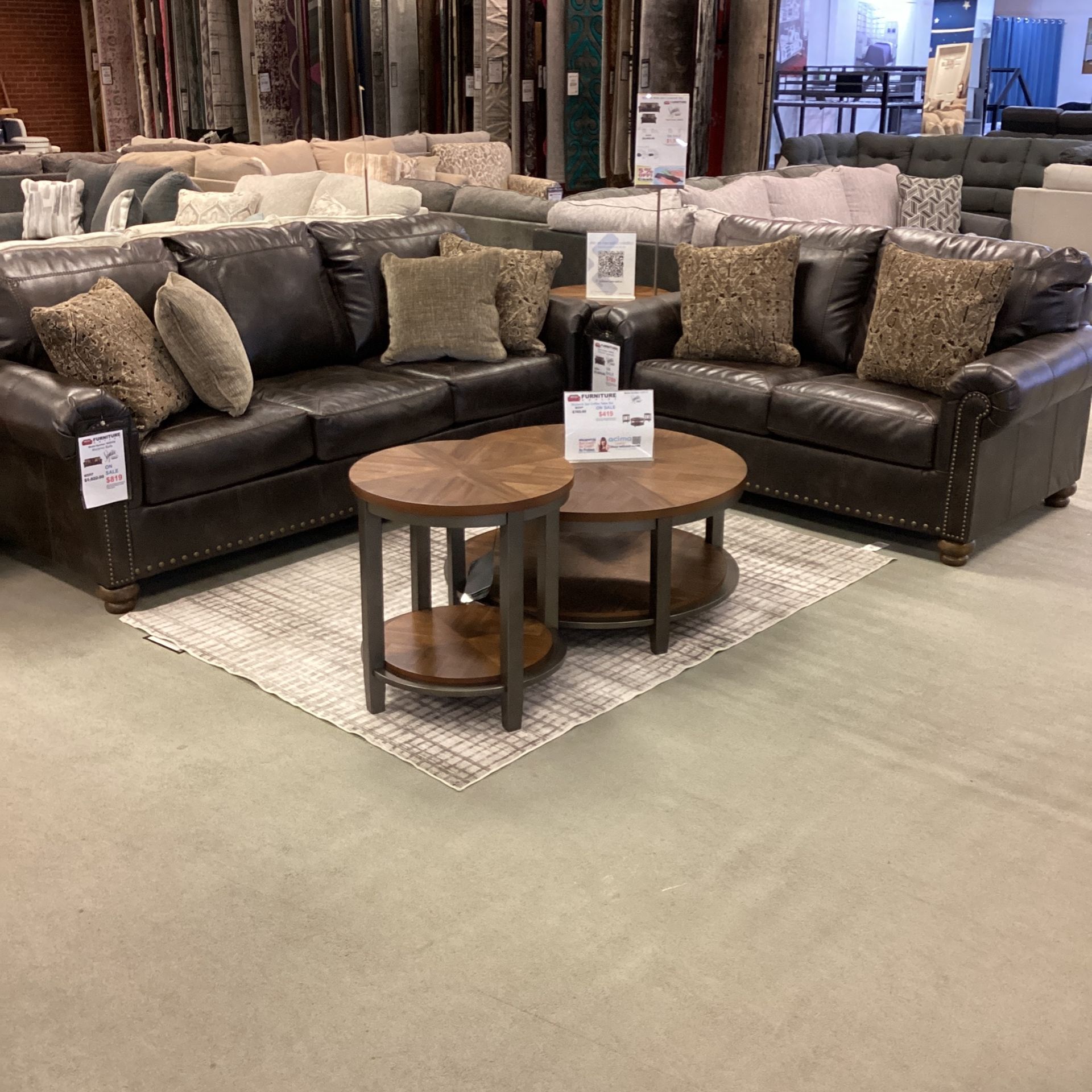 Nicorvo Sofa and Loveseat Set