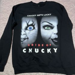 Nwt Mens Small Bride Of Chunky Halloween Sweatshirt 