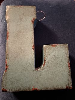 Metal Letter L