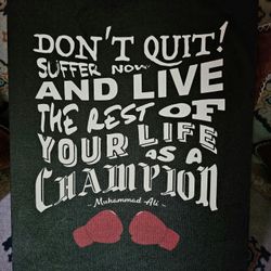 Muhammad Ali Inspirational Canvas Art