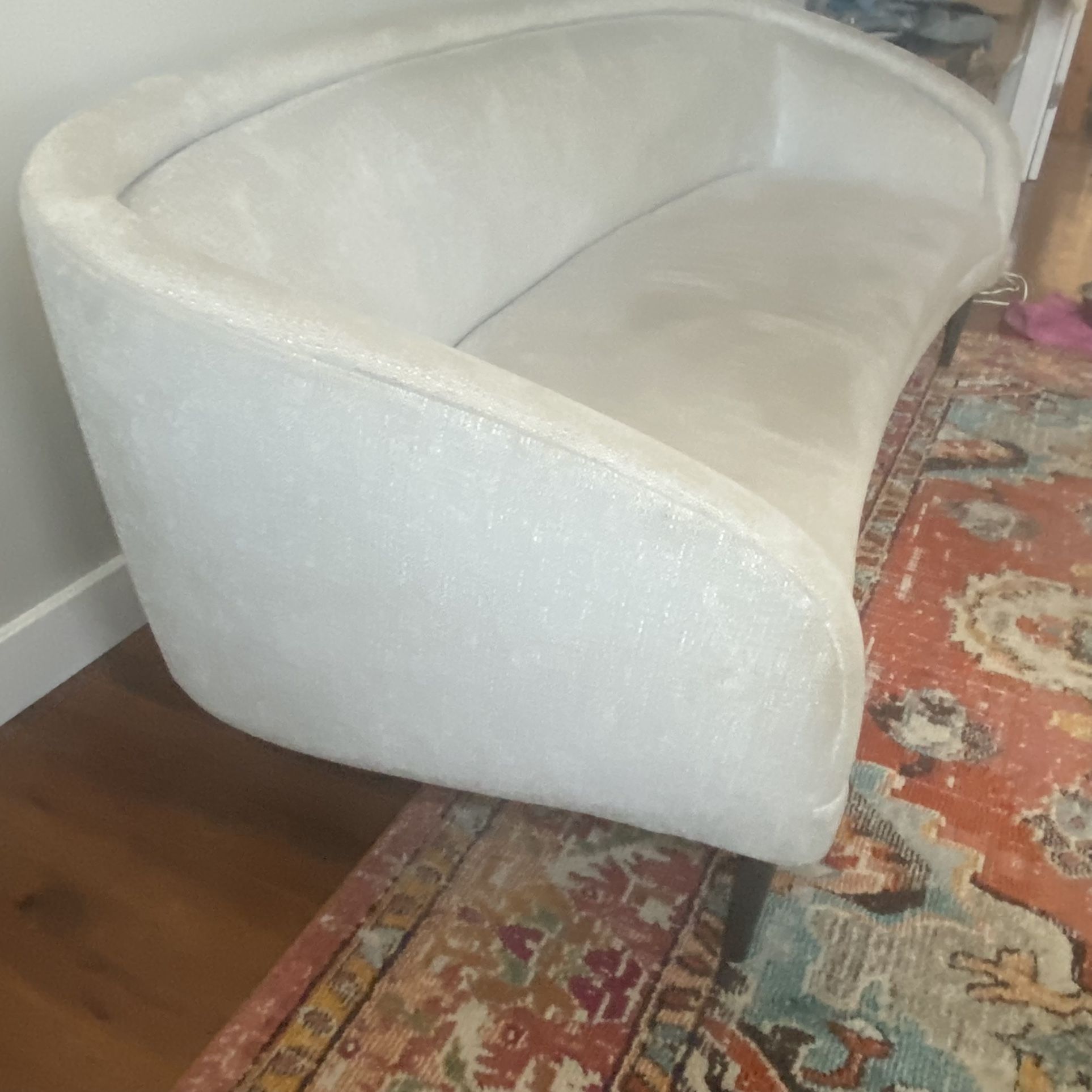 Cream Crate and Barrell Couch