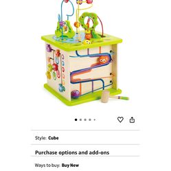 Hape country critters play cube