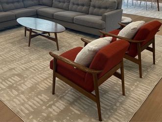 West Elm Chairs set of 2