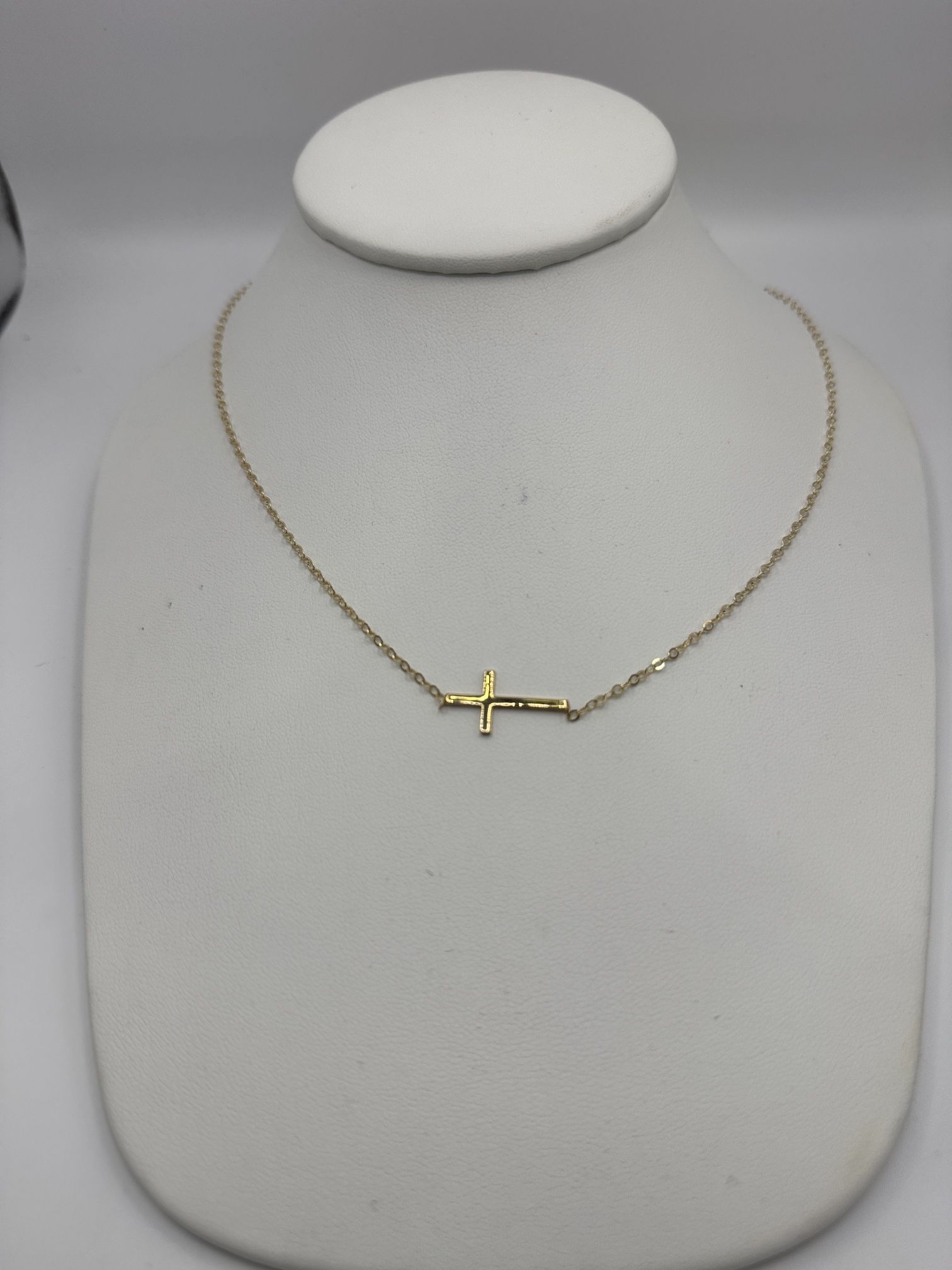 14k Gold Cross Necklace For Women