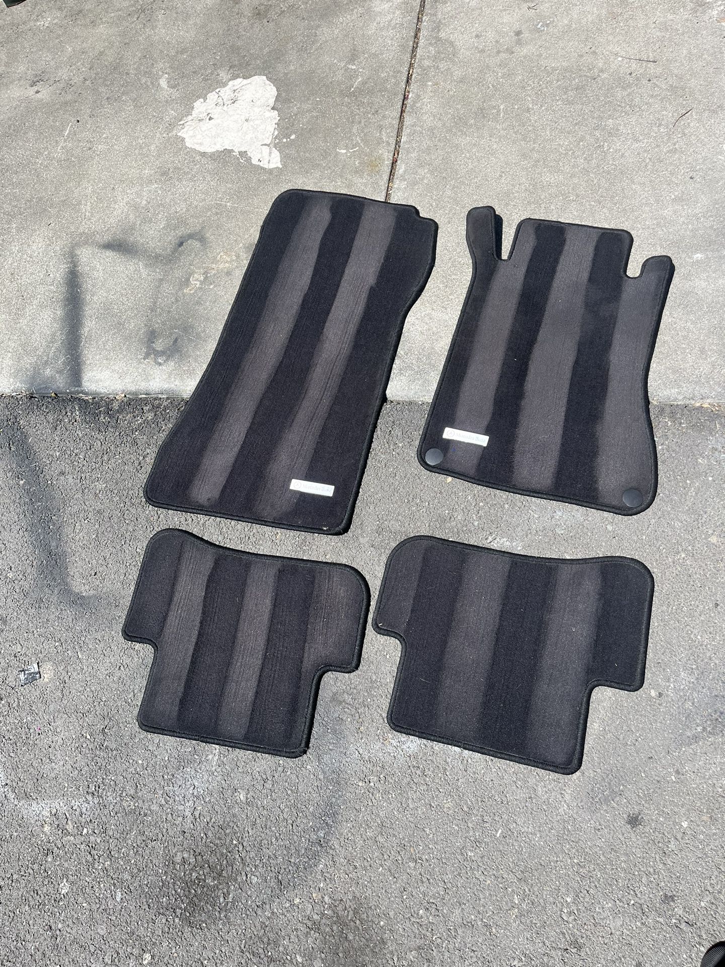 New Mercedes car floor mats