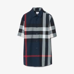 Large Burberry Man Shirt 2 Different Colors 