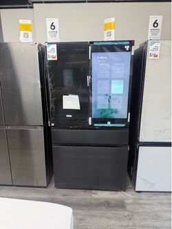 🔥 SAMSUNG BESPOKE MATTE BLACK AI FAMILY HUB FOUR DOOR REFRIGERATOR WITH AUTO OPEN DOORS 🔥