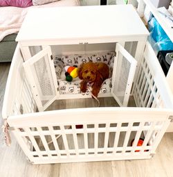 Pet Playpen - 6 Interchangeable Panels