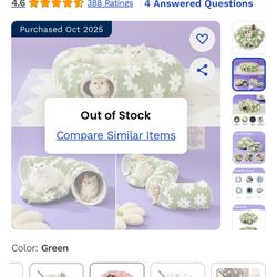 Large 2-in-1 Cat Tunnel / Bed From Chewy