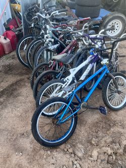 Seven Bmx Bicycles, Mongoose Diamondback And Five Mountain Bike Bikes