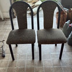 Black Metal Chairs - FREE