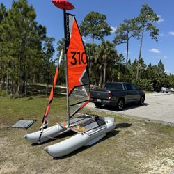 Inflatable Catamaran Sailboat 