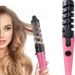 Ceramic Curling Wand,Portable Curling Iron,Automatic Spiral Hair Curler for Women,Detangle Scald-Free Fast Heating Rollers Suitable for Long and Short