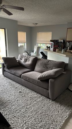 Edgewater Gray 96’ Sofa W / 2 Cushions