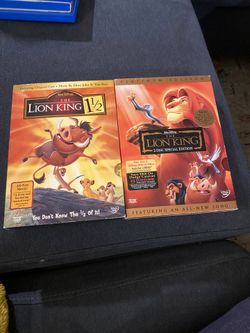 Disney Lion King DVD’s 