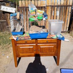 Gerbil And Bird Cages And Misc. 