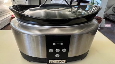 Crock-Pot 6-Quart Digital Slow Cooker – Stainless Steel