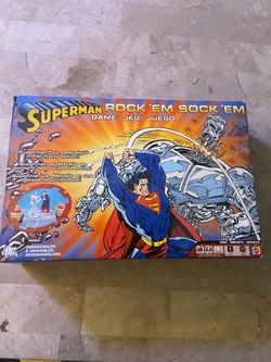 Superman Rock Sock Game