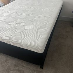 Mattress With Box Spring And Frame Queen