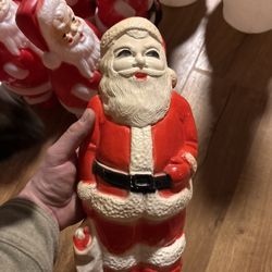 Vintage Santa Blow Mold