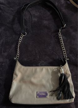 Nine West tan leather crossbody