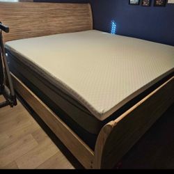 King bed room set mattress and bed frame