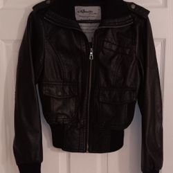 YOUNG LADIES size SMALL black jacket $10 FIRM