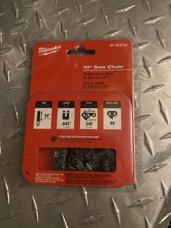 Milwaukee 10 in. Saw Chain