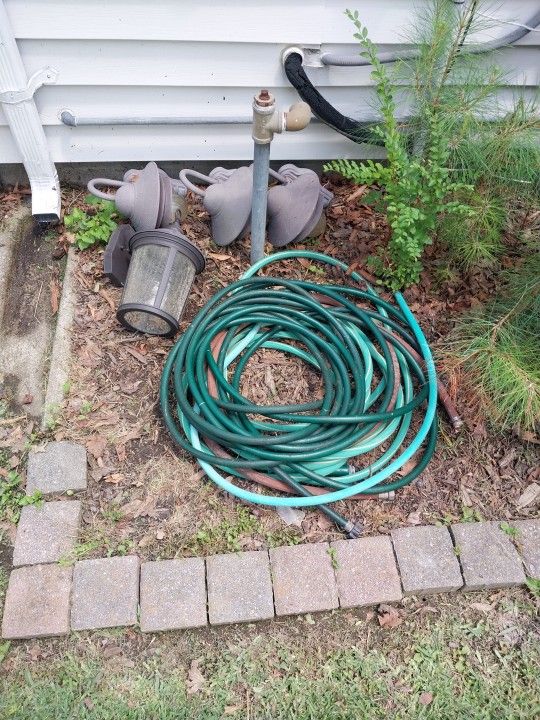 CHOICE: HOSE, OUTSIDE LIGHT. PINE TREE