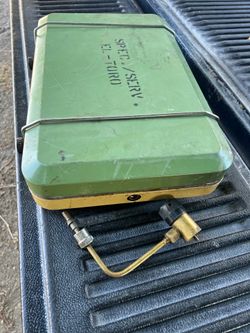 Vintage American Camper 2 Burner Propane Camping Stove