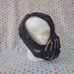 Bane Mask The Dark Knight Rises Cosplay Costume Accessories Latex Props Black