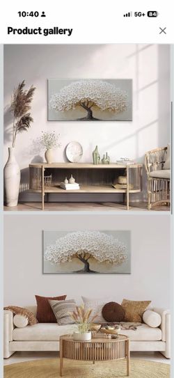 Abstract Canvas Wall Art Decor Black White Tree Of Life Wall Art 20" X 40" Canvas Art Wall Decor Modern Black White Tree Of Life Decor Artwork For Wal