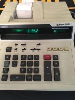 Rare Sharp COMPET CS2062 Adding Machine