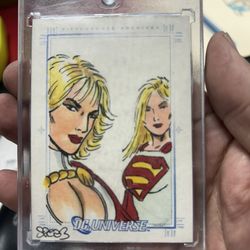 DC Universe Sketch Card 1 Of 1 Hand Drawn 