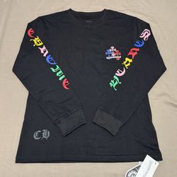 Chrome Hearts Multicolor Cross Long-Sleeve T-shirt Size Medium 