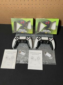 New PS4 Wireless Controller 2.4G, Dual Analog Sticks, Turbo, Vibration