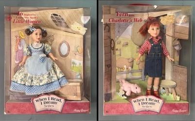 Two Vintage Mattel When I Read, I Dream Series (Timeless Treasures line) $15 each or $25 for both