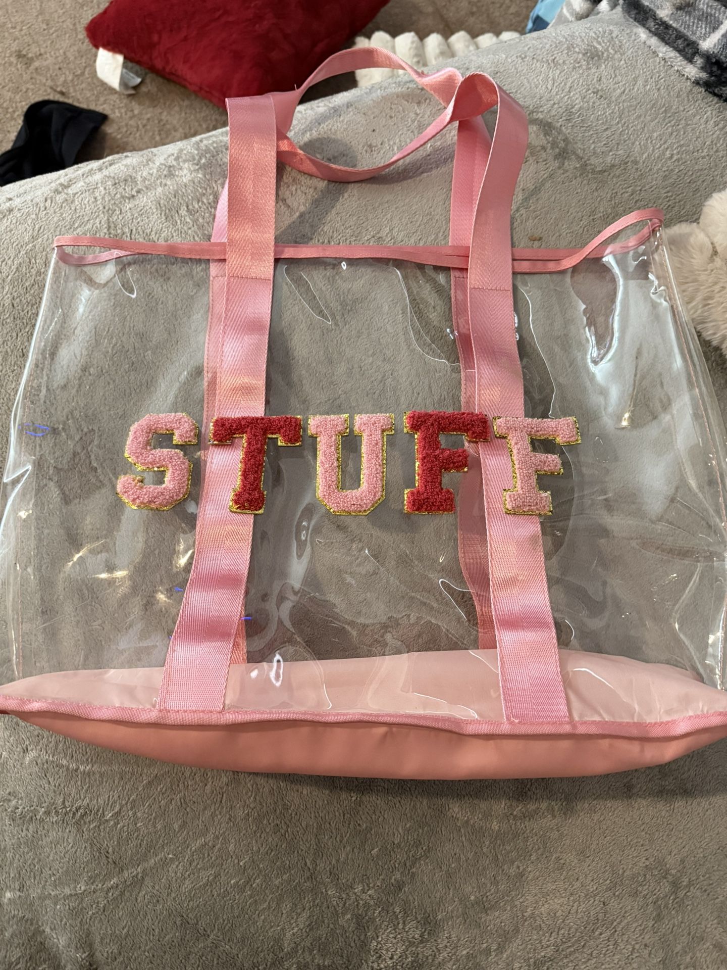 pink beach purse