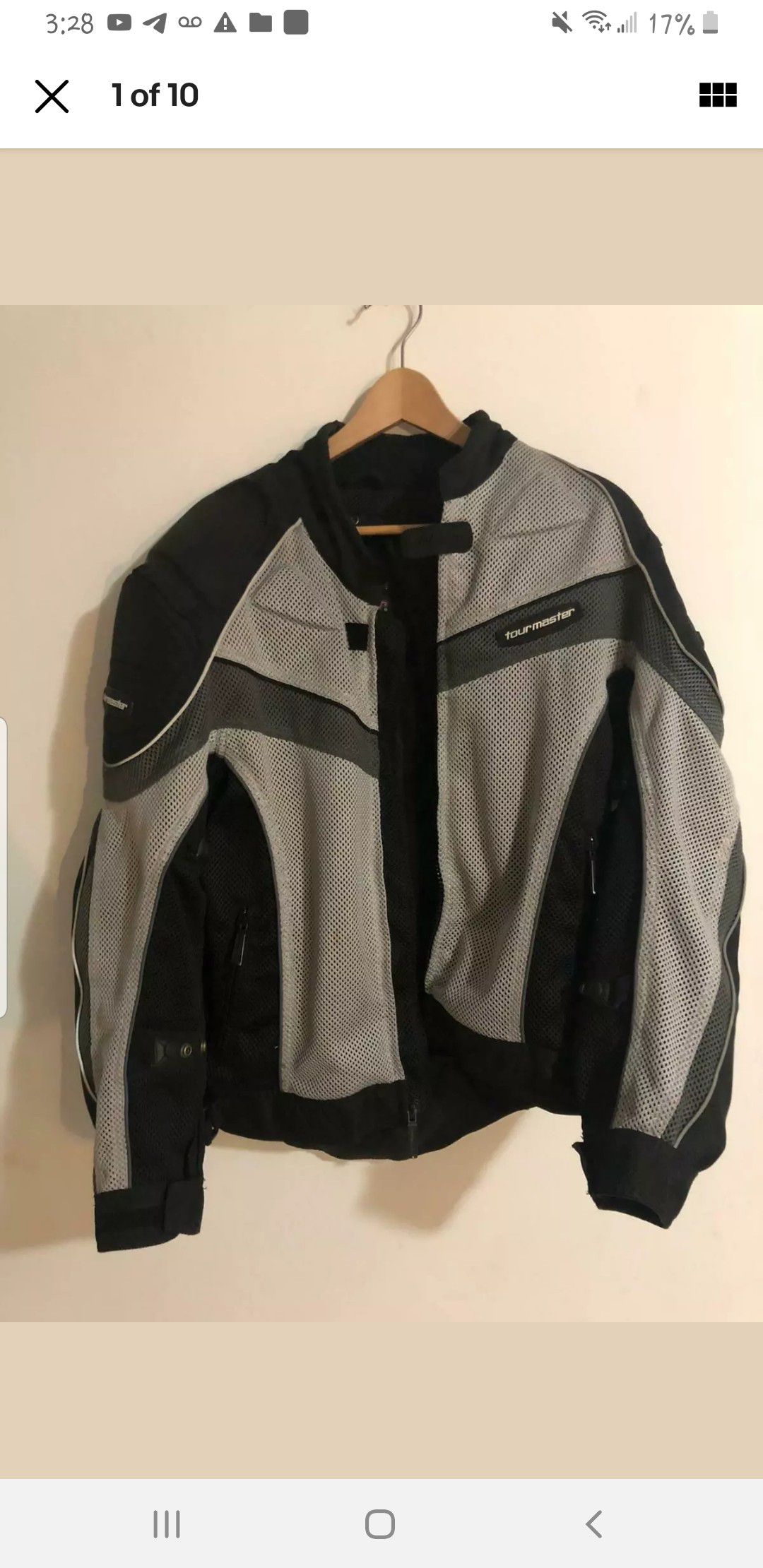 Tourmaster motorcycle jacket. Size m