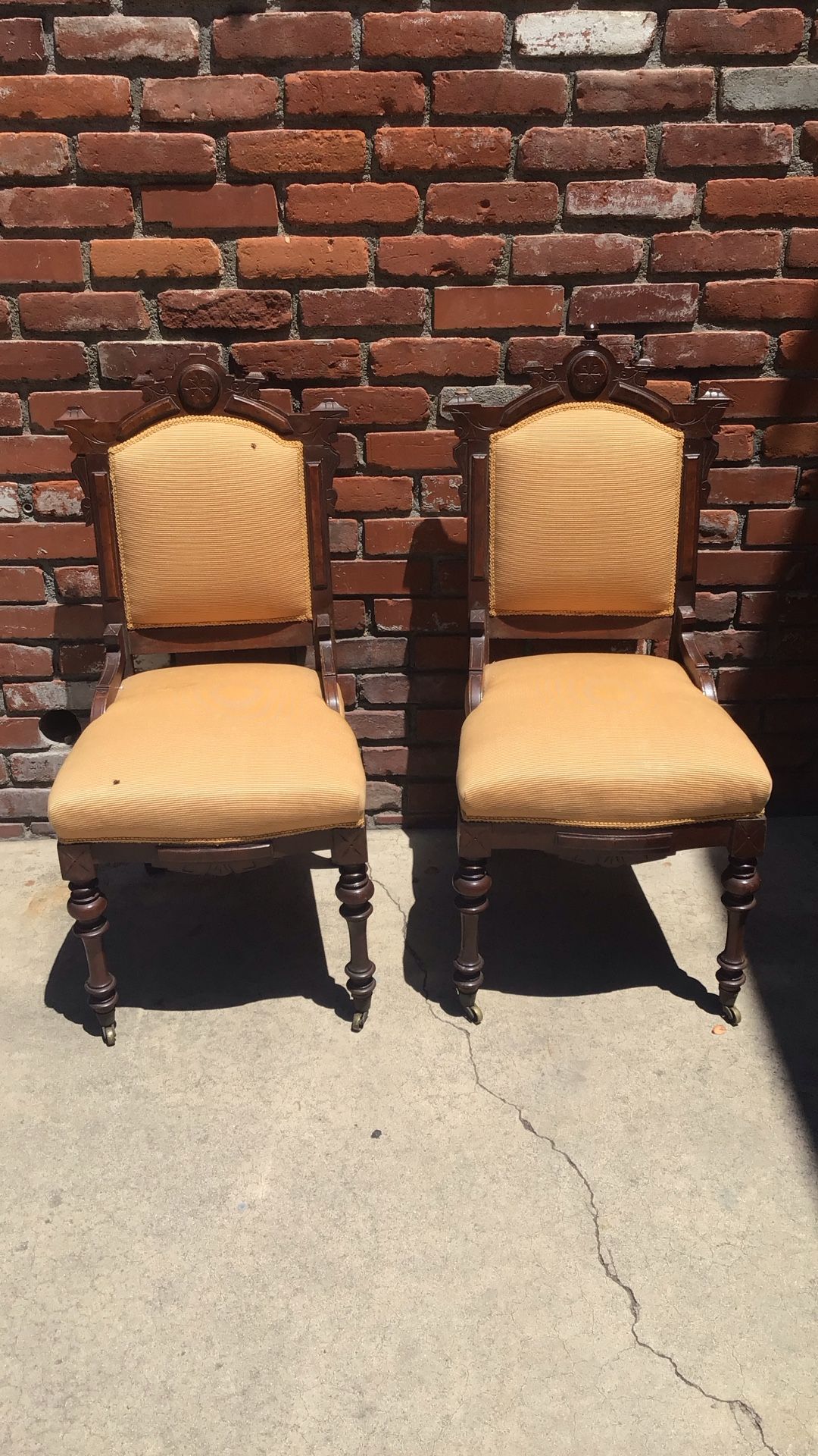 Pair Of 19th Century Victorian Style Dinningchairs