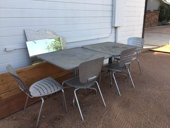 Metal Patio Tables and Chairs