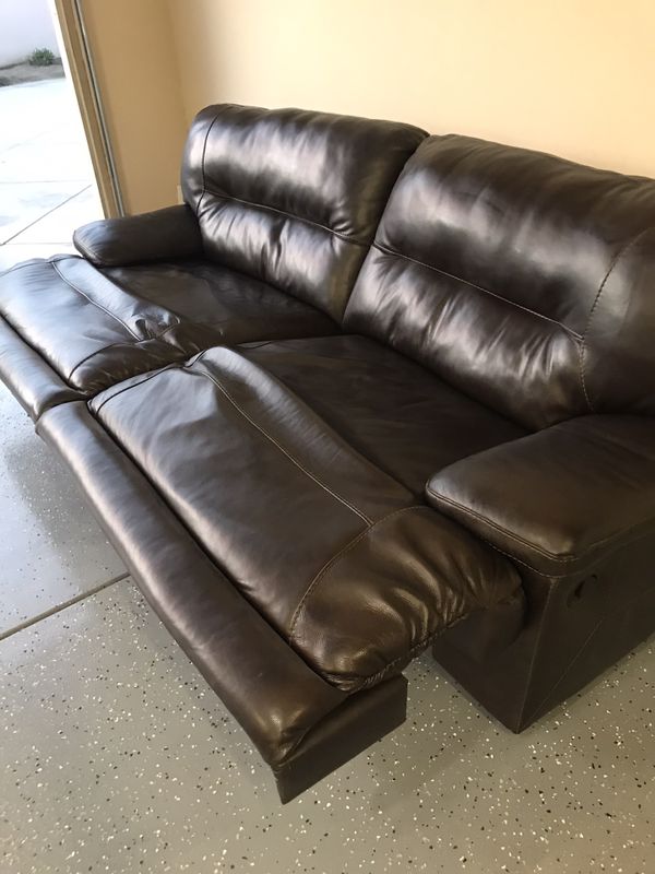 Ashley leather sofa for Sale in Bakersfield, CA OfferUp