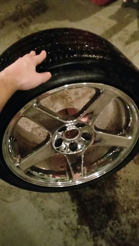 18" AFS chrome 03/04 cobra wheels