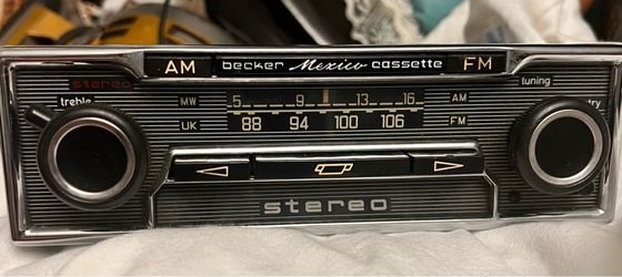 Becker Mexico am/cassette car stereo