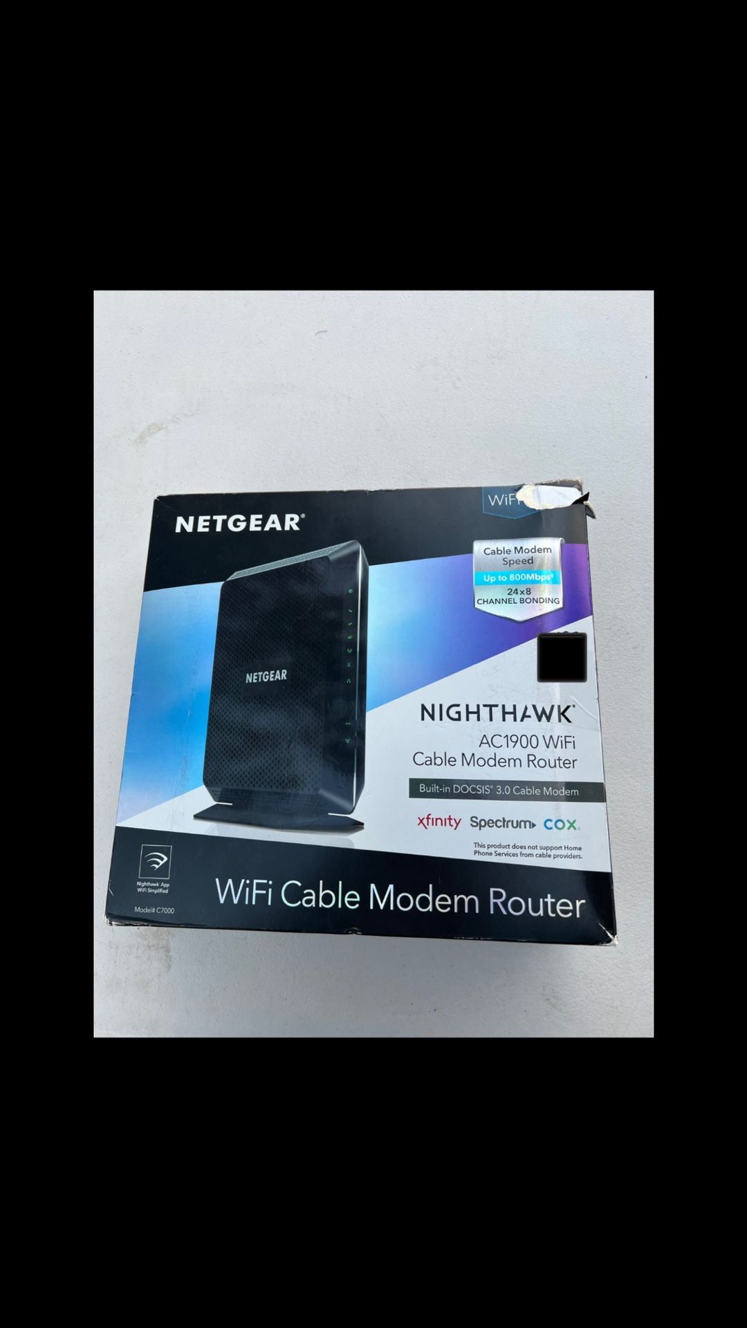 Nighthawk AC1900 Cable Modem Router