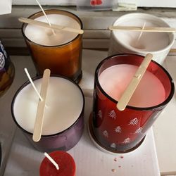Christmas candles  Homemade
