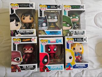 Funko Pop figures DC