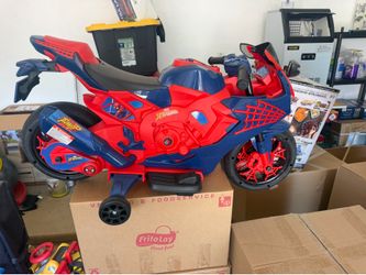 Spider man kids motorcycles