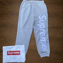 Supreme Grey Sweatpants 