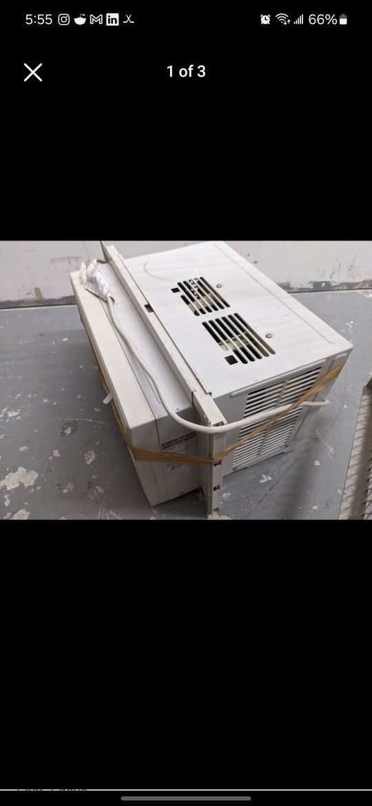 Air Conditioner Unit With Window Skirt